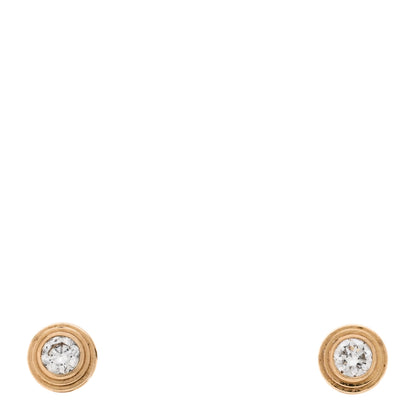 Cartier 18K Yellow Gold Diamond XS D'Amour Earrings 1 of 6