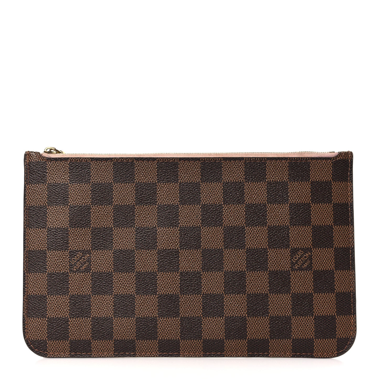 Damier Ebene Neverfull MM GM Pochette Rose Ballerine