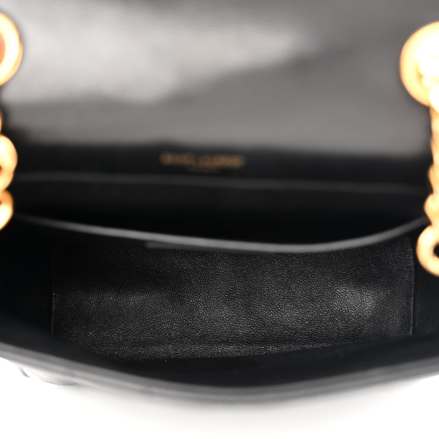 Saint Laurent Lambskin Matelasse Monogram Medium Vicky Chain Bag Black 5 of 12
