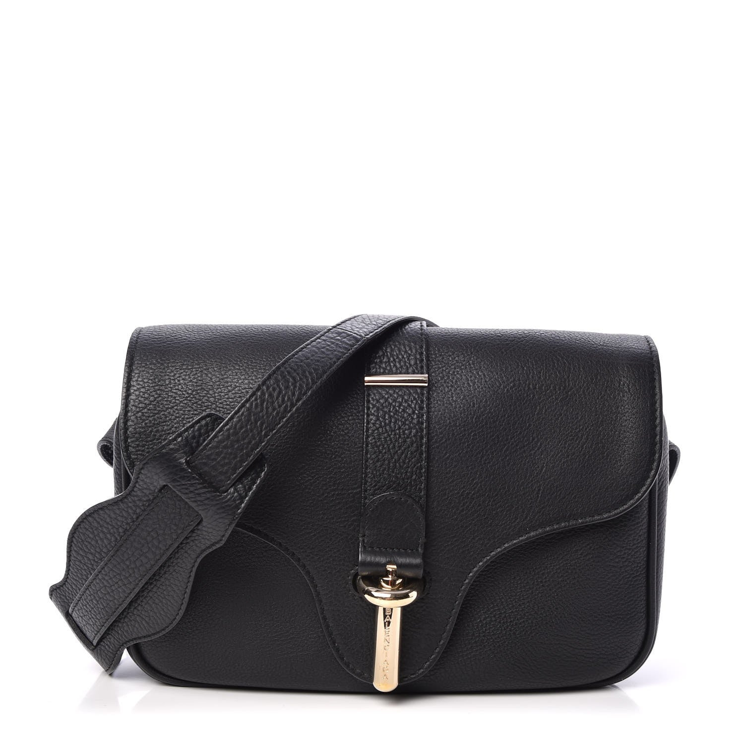 Balenciaga Grained Calfskin S Tube Black 3 of 8