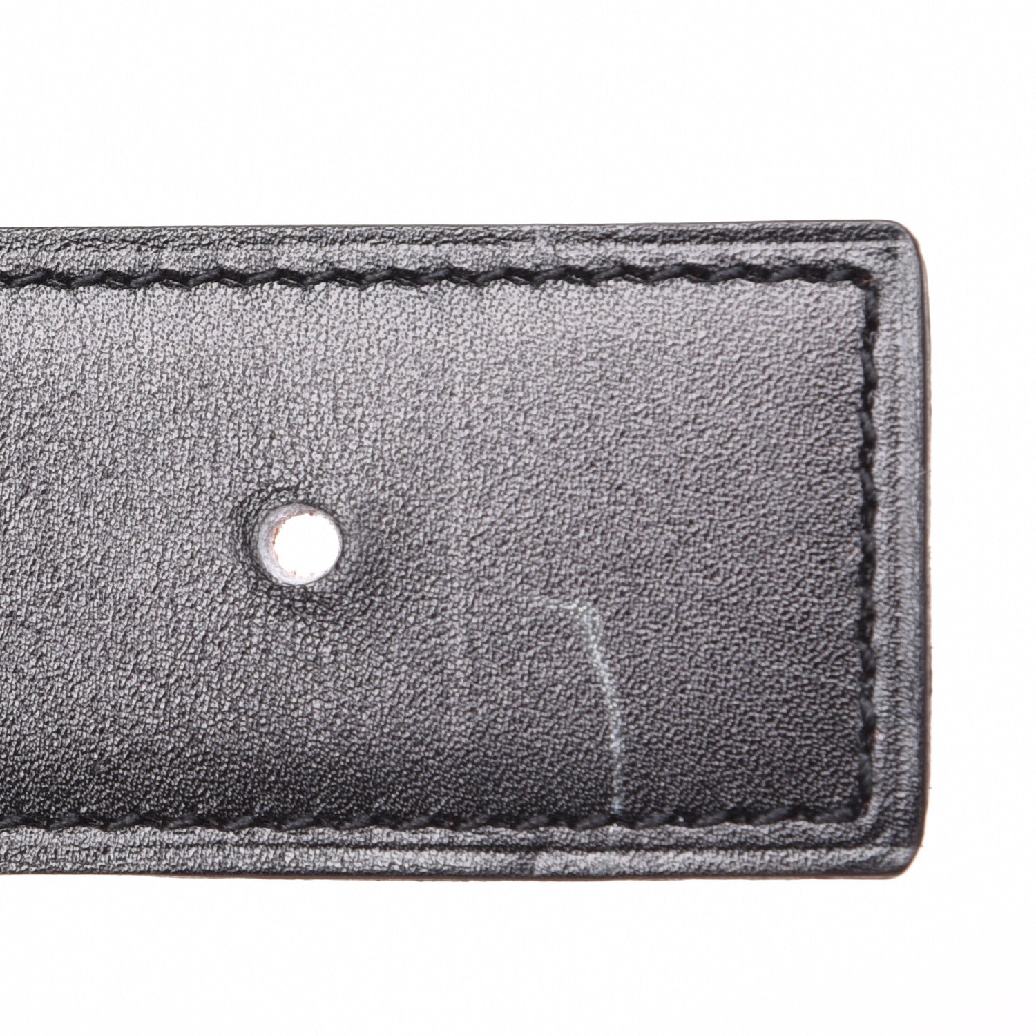 Hermes Box Togo 32mm Belt Strap 100 Black Orange 10 of 11