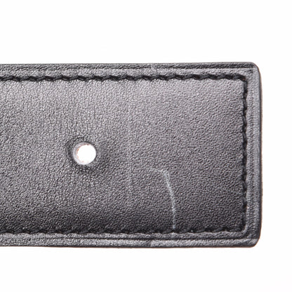 Hermes Box Togo 32mm Belt Strap 100 Black Orange 10 of 11