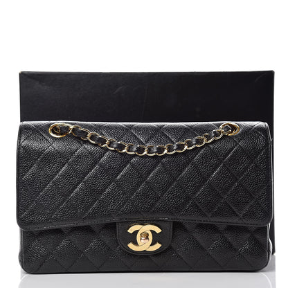Chanel Caviar Quilted Medium Double Flap Black 19 of 19