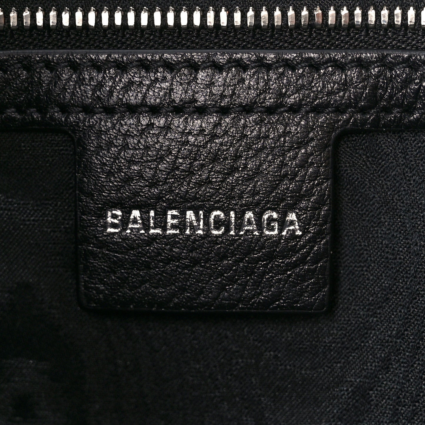 X BALENCIAGA BB Monogram Calfskin Web Small Jackie 1961 Hobo Black