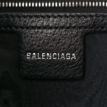 Gucci X BALENCIAGA BB Monogram Calfskin Web Small Jackie 1961 Hobo Black 7 of 11
