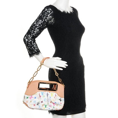 Louis Vuitton Monogram Multicolor Judy PM White 2 of 7