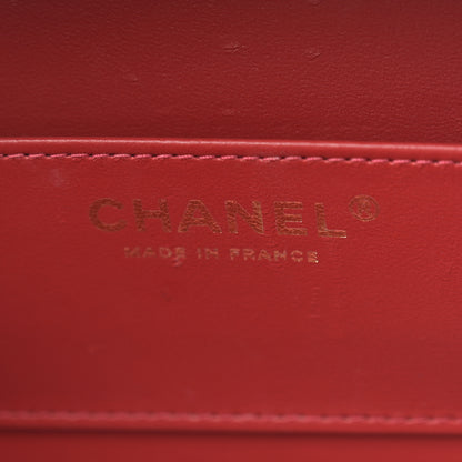 Chanel Lambskin Quilted Small CC Top Handle Box Bag Black 6 of 12