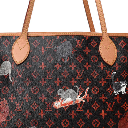 Louis Vuitton Catogram Neverfull MM Marron 9 of 11