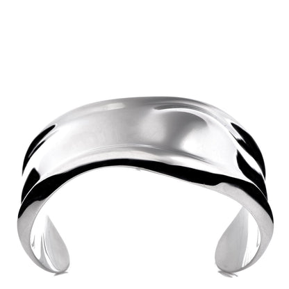 Tiffany Sterling Silver Medium Elsa Peretti Left Wrist Bone Cuff Bracelet 1 of 10