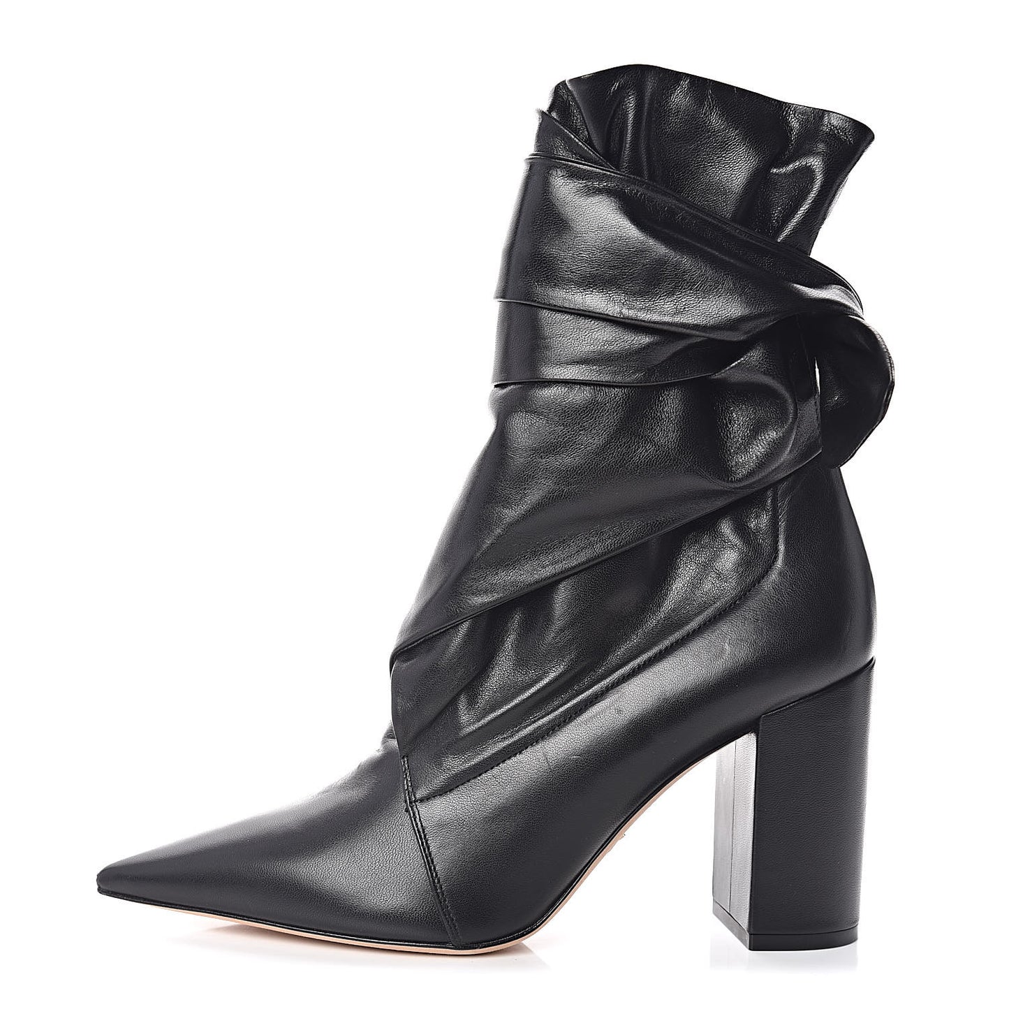 Lambskin Dior Huggy 90mm Ankle Boots 38.5 Black