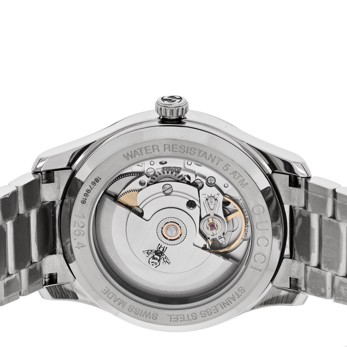 Stainless Steel 38mm G-Timeless Bee Automatic Watch