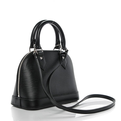 Louis Vuitton Epi Alma BB Black 3 of 5