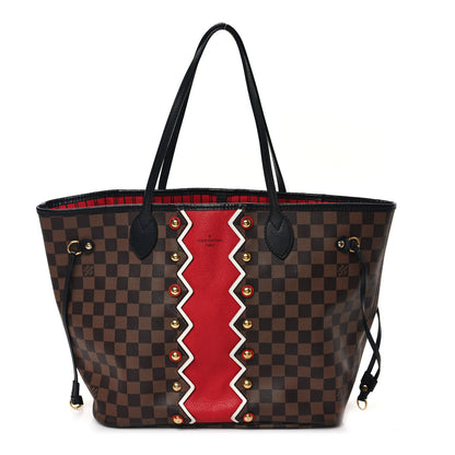 Louis Vuitton Damier Ebene Karakoram Neverfull MM 1 of 13