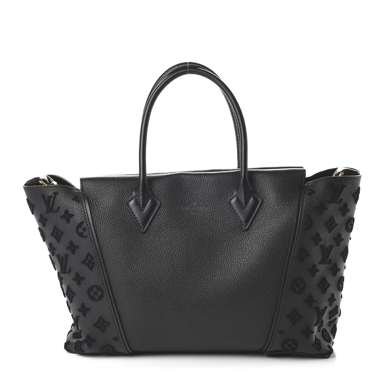 Louis Vuitton Veau Cachemire Tote W PM Black 1 of 9