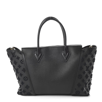 Louis Vuitton Veau Cachemire Tote W PM Black 1 of 9