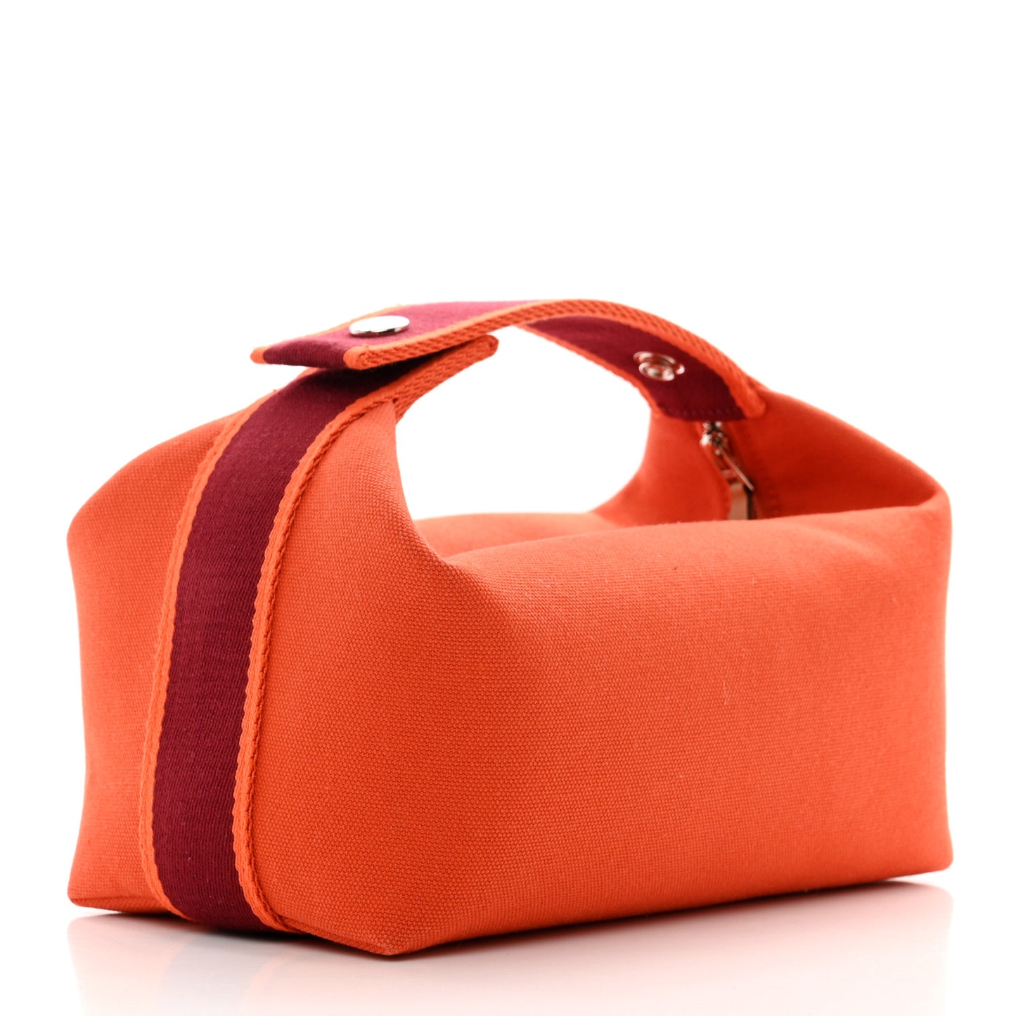 Canvas Small Bride-A-Brac Pouch Orange Burgundy