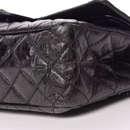 Chanel Metallic Aged Calfskin Quilted 2.55 Reissue 227 Flap So Black 9 of 15