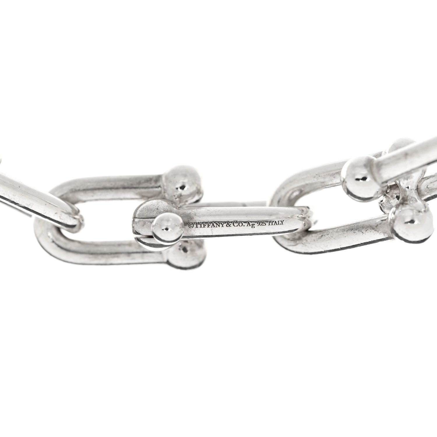 Tiffany Sterling Silver HardWear Elongated Link Bracelet 3 of 4