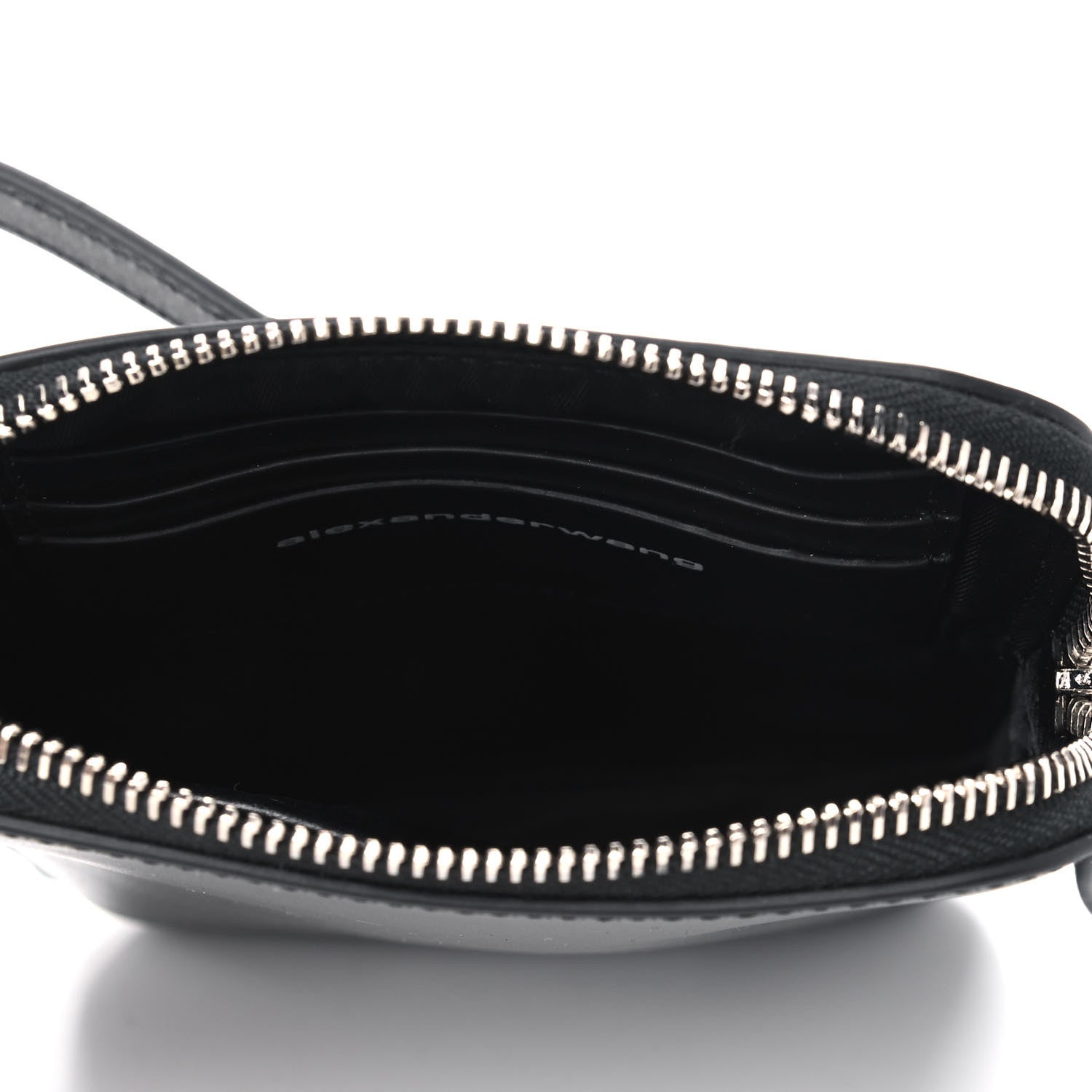 Alexander Wang Textured Calfskin Scout Crossbody Pouch Black 4 of 4