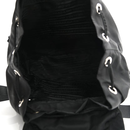 Prada Tessuto Nylon Saffiano Medium Backpack Black 4 of 9