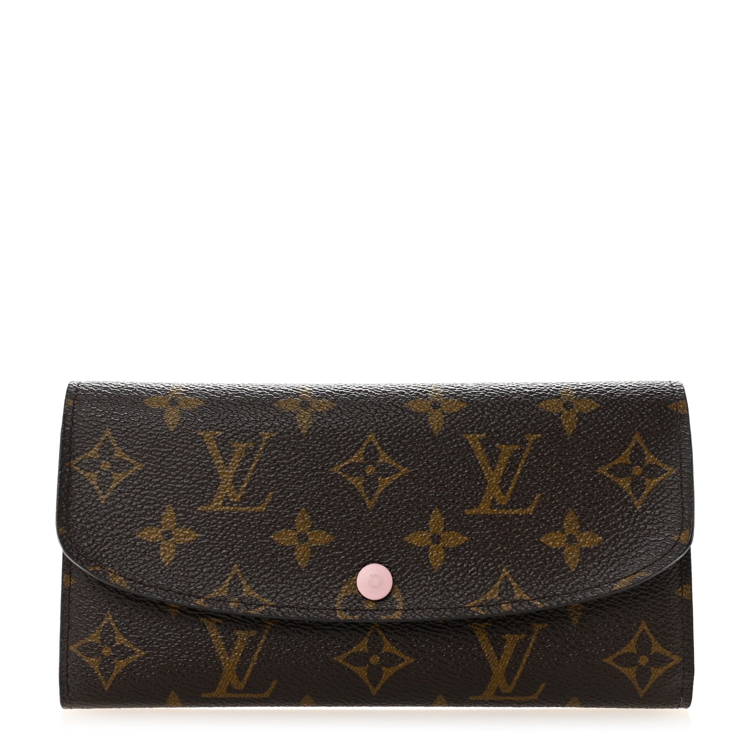 Louis Vuitton Monogram Emilie Wallet Rose Ballerine 1 of 10