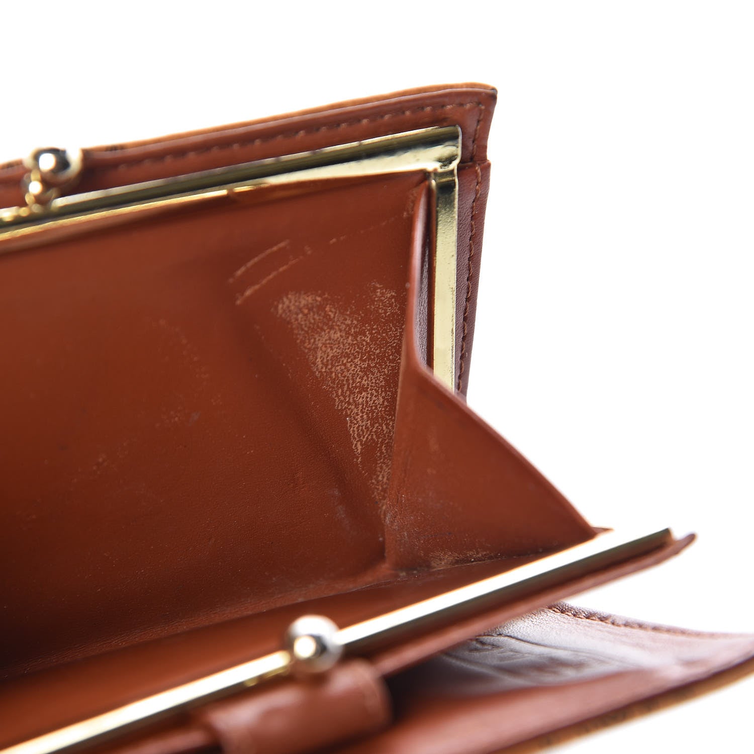 MCM Visetos French Wallet Cognac 11 of 12