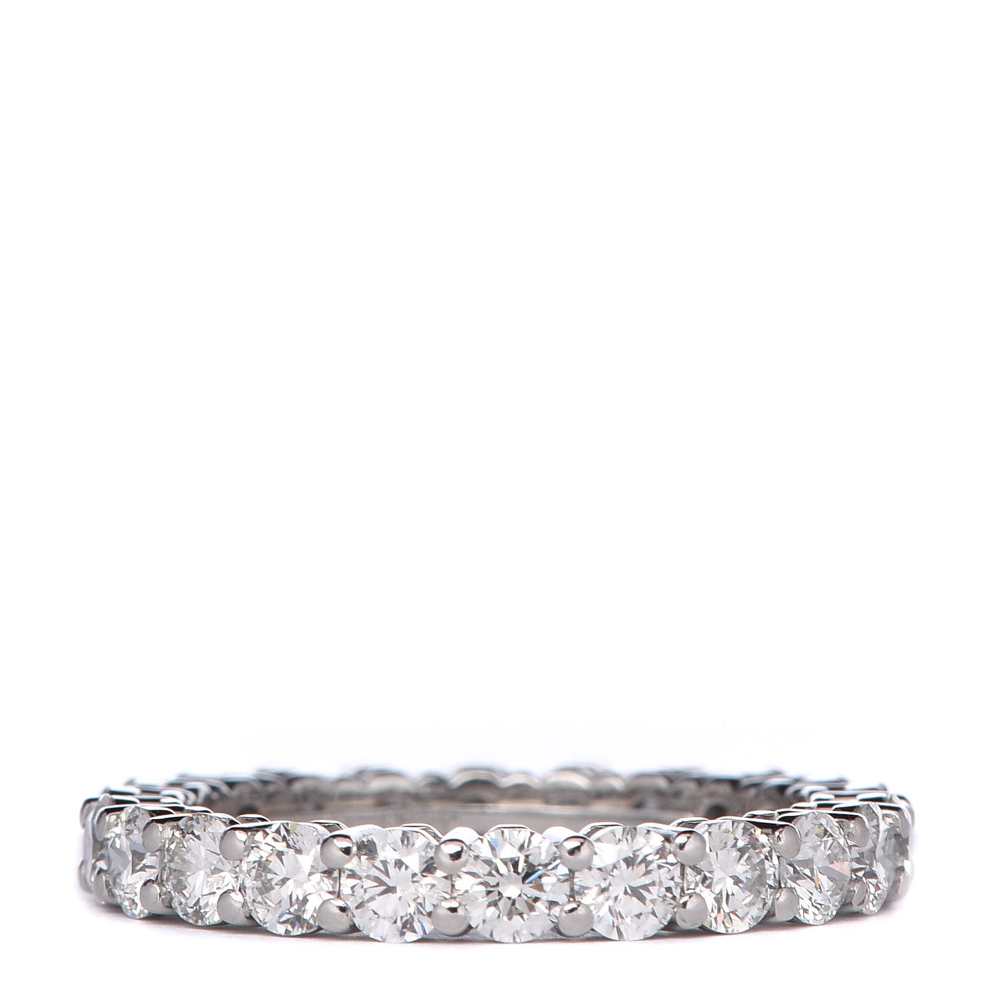 Platinum Diamond Embrace Eternity Band Ring 50 5.5