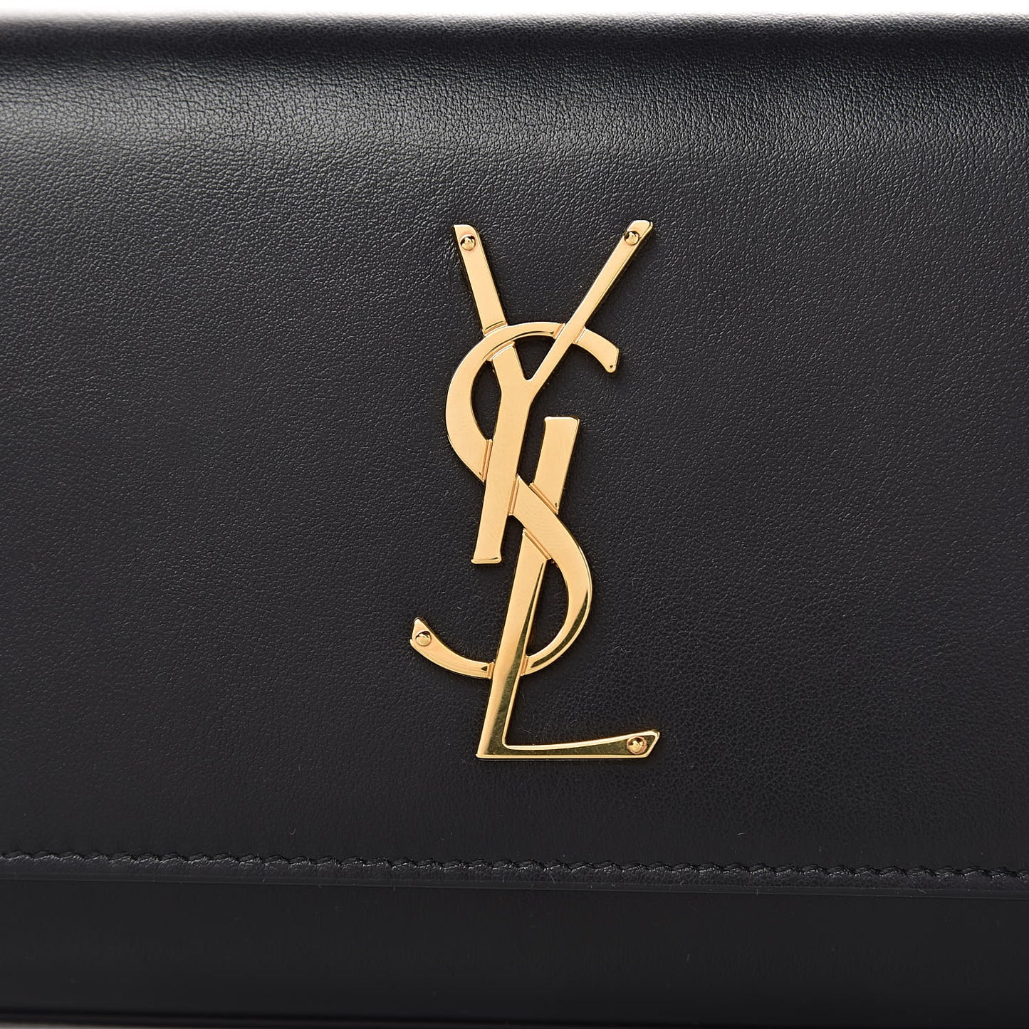 Smooth Calfskin Monogram Kate Belt Bag Black