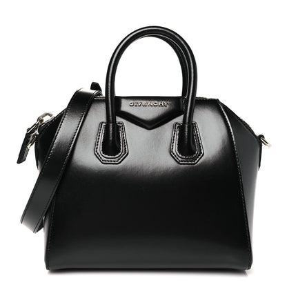 Givenchy Shiny Lord Calfskin Mini Antigona Black 1 of 10