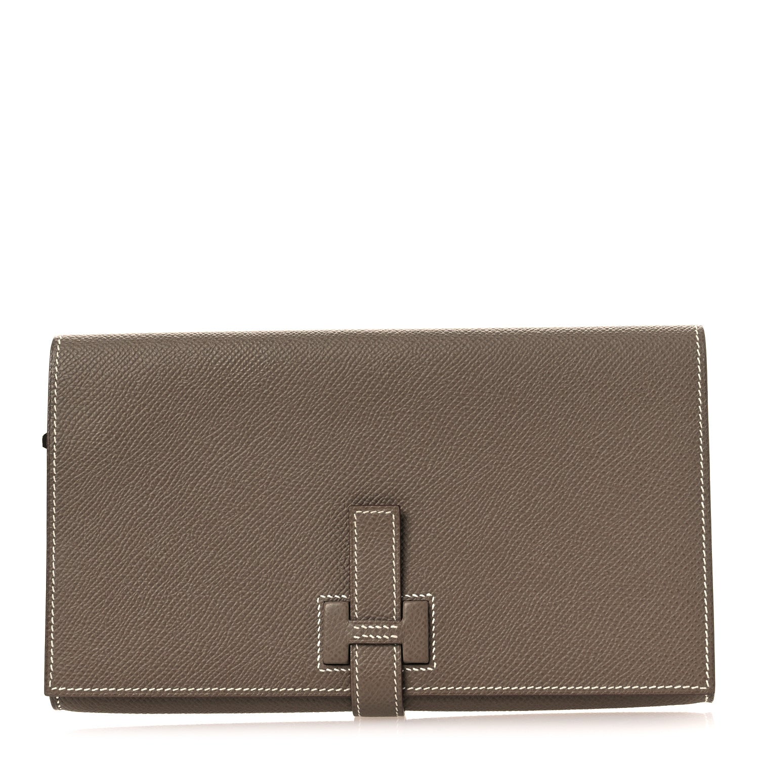 Hermes Epsom New H Passant Toutenmain Wallet Etoupe 1 of 8
