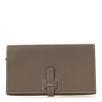 Hermes Epsom New H Passant Toutenmain Wallet Etoupe 1 of 8