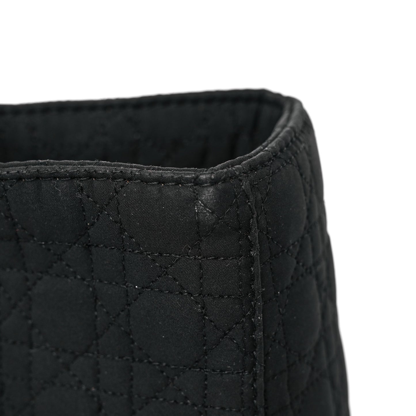 Nylon Cannage Large Lady Dior Black