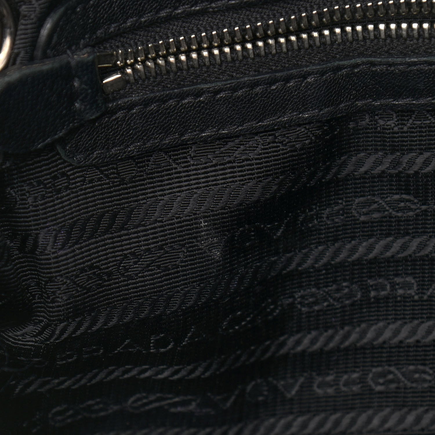 Prada Nappa Gaufre Satchel Black 11 of 11