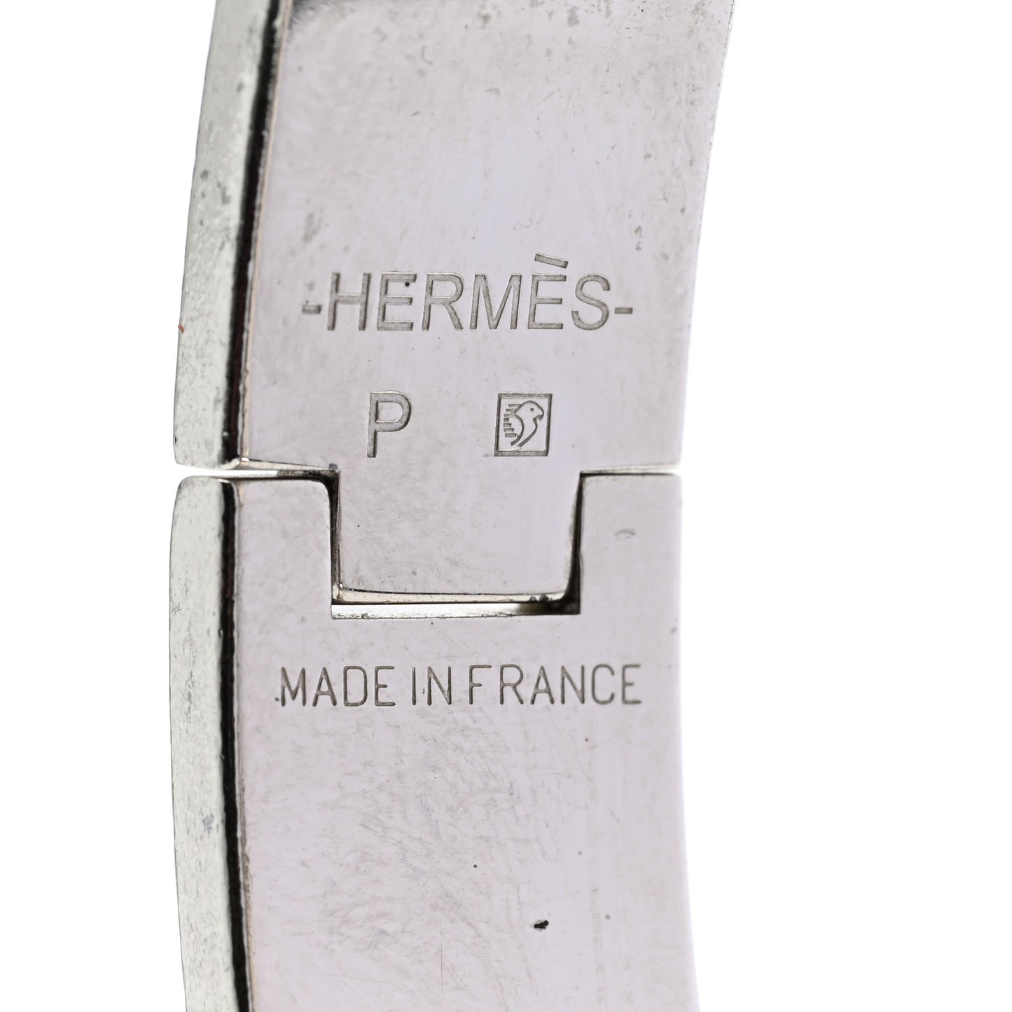 Enamel Narrow Clic Clac H Bracelet GM Black