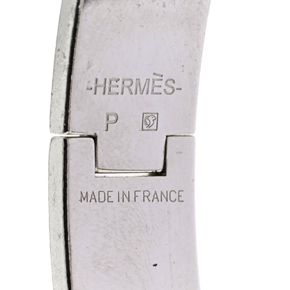 Hermes Enamel Narrow Clic Clac H Bracelet GM Black 3 of 4