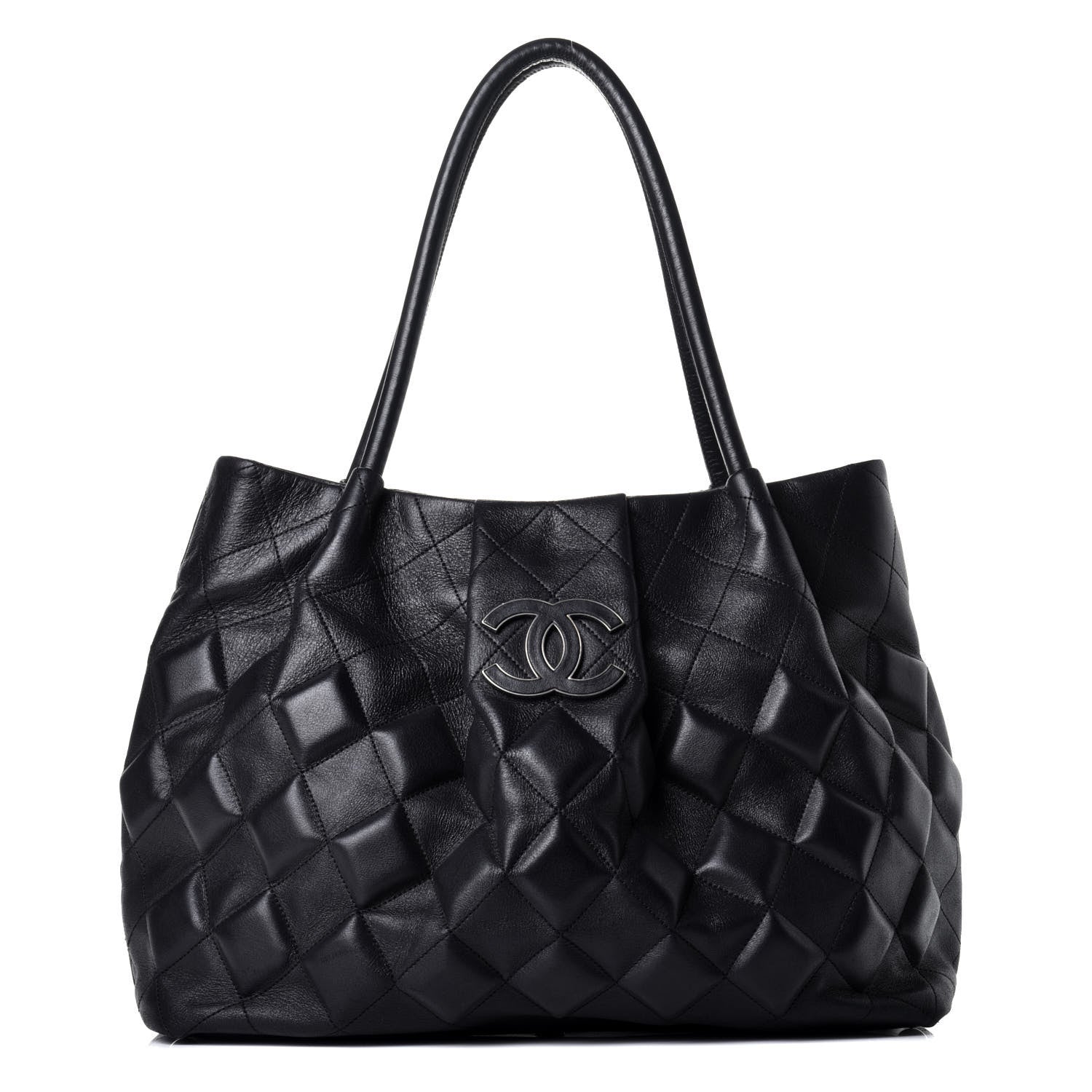 Chanel Calfskin Sloane Square Tote Black 1 of 9