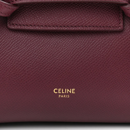 Celine Grained Calfskin Pico Belt Bag Acai 7 of 9