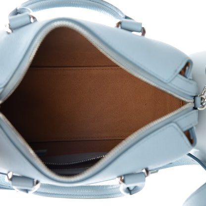 MCM Grained Calfskin Small Ella Boston Sky Blue 5 of 15