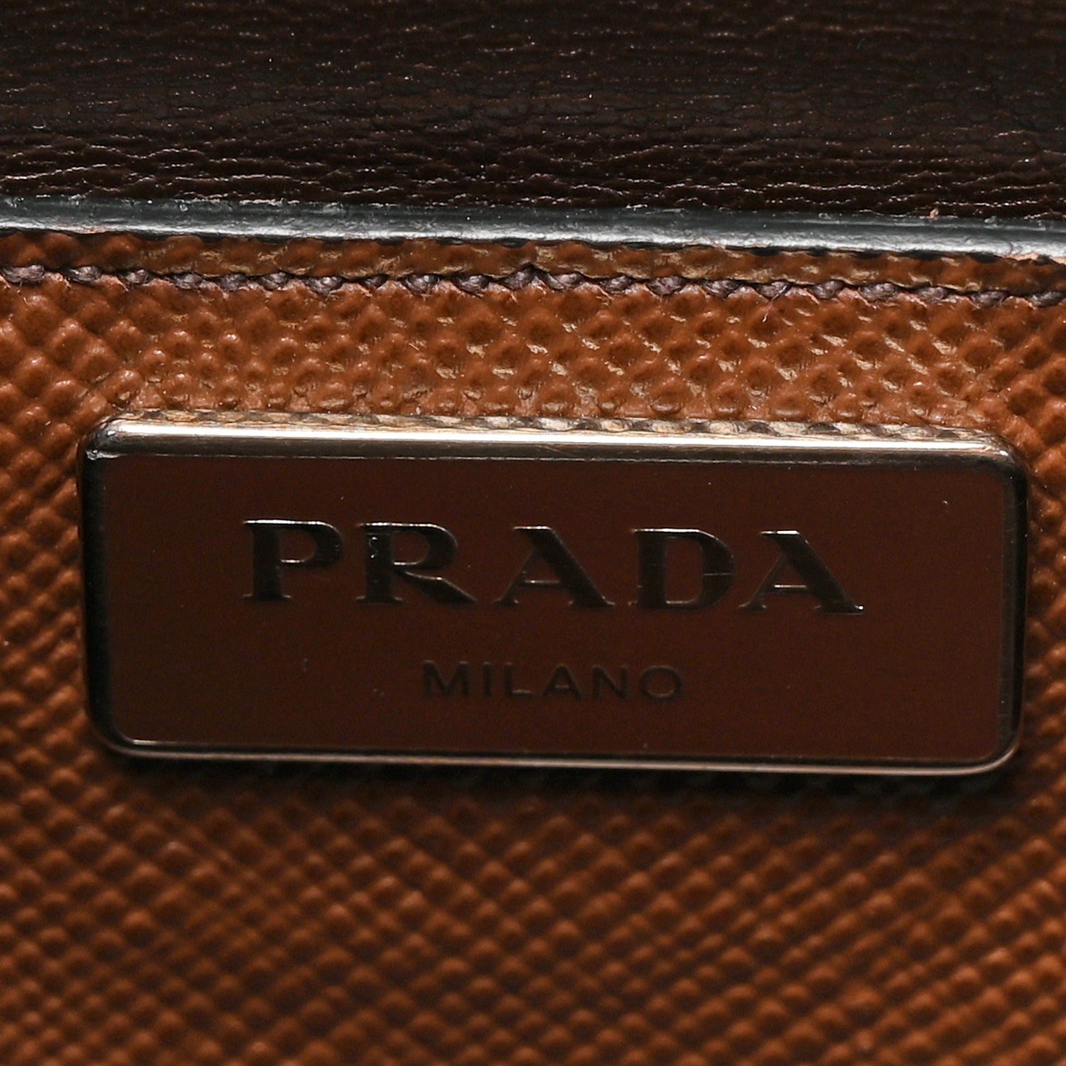 Prada Saffiano Cuir Twin Tote Cocoa 6 of 17