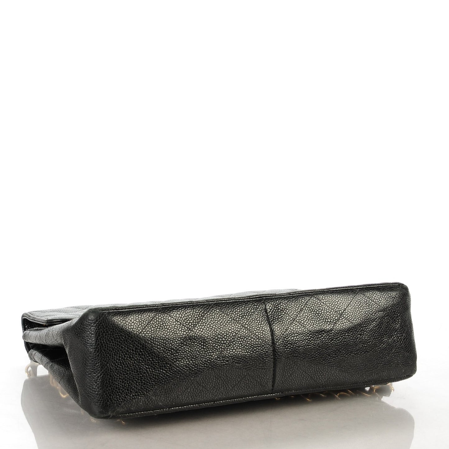 Caviar Quilted Jumbo Single Flap Black