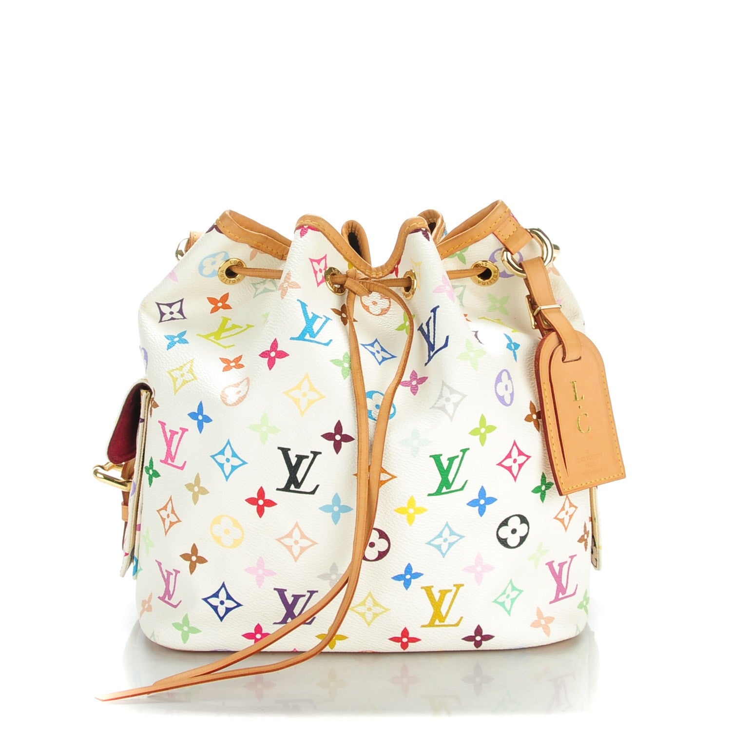 Louis Vuitton Monogram Multicolor Petit Noe White 1 of 7