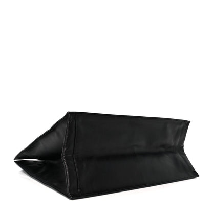 Saint Laurent Calfskin Rive Gauche North South Tote Black 3 of 8
