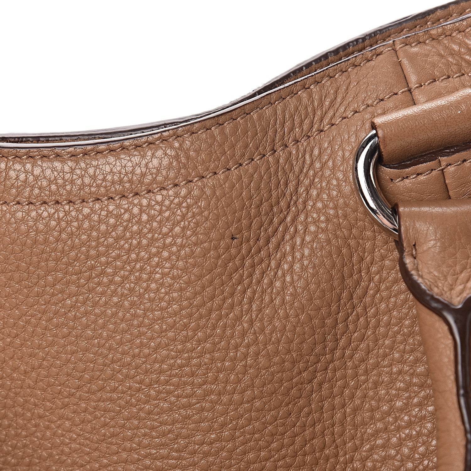 Prada Vitello Daino Tote Sesamo 9 of 25