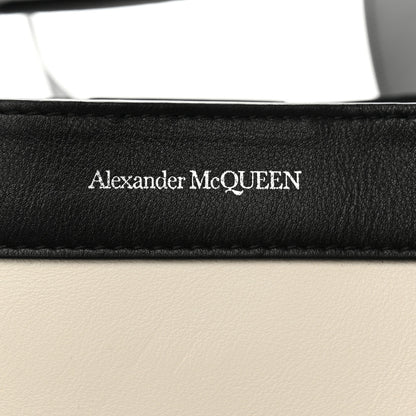 Alexander McQueen Calfskin Small The Bow Bag White Black 7 of 10