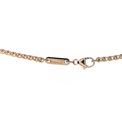 Chopard 18K Yellow Gold Happy Diamonds Icons Floating Heart Pendant Necklace 6 of 7