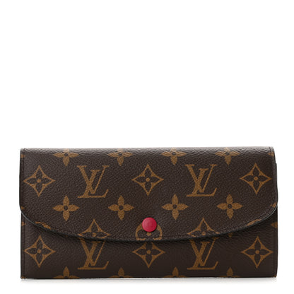 Louis Vuitton Monogram Emilie Wallet Fuchsia 1 of 6