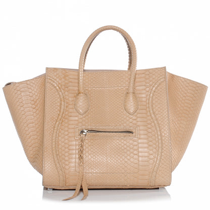 Celine Python Small Phantom Luggage Dusty Pink 1 of 9
