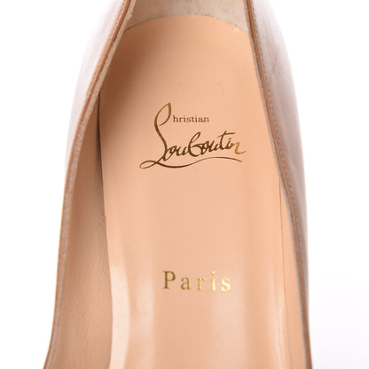 Christian Louboutin Kid Apostrophy 85 Pumps 39.5 Nude 6 of 8
