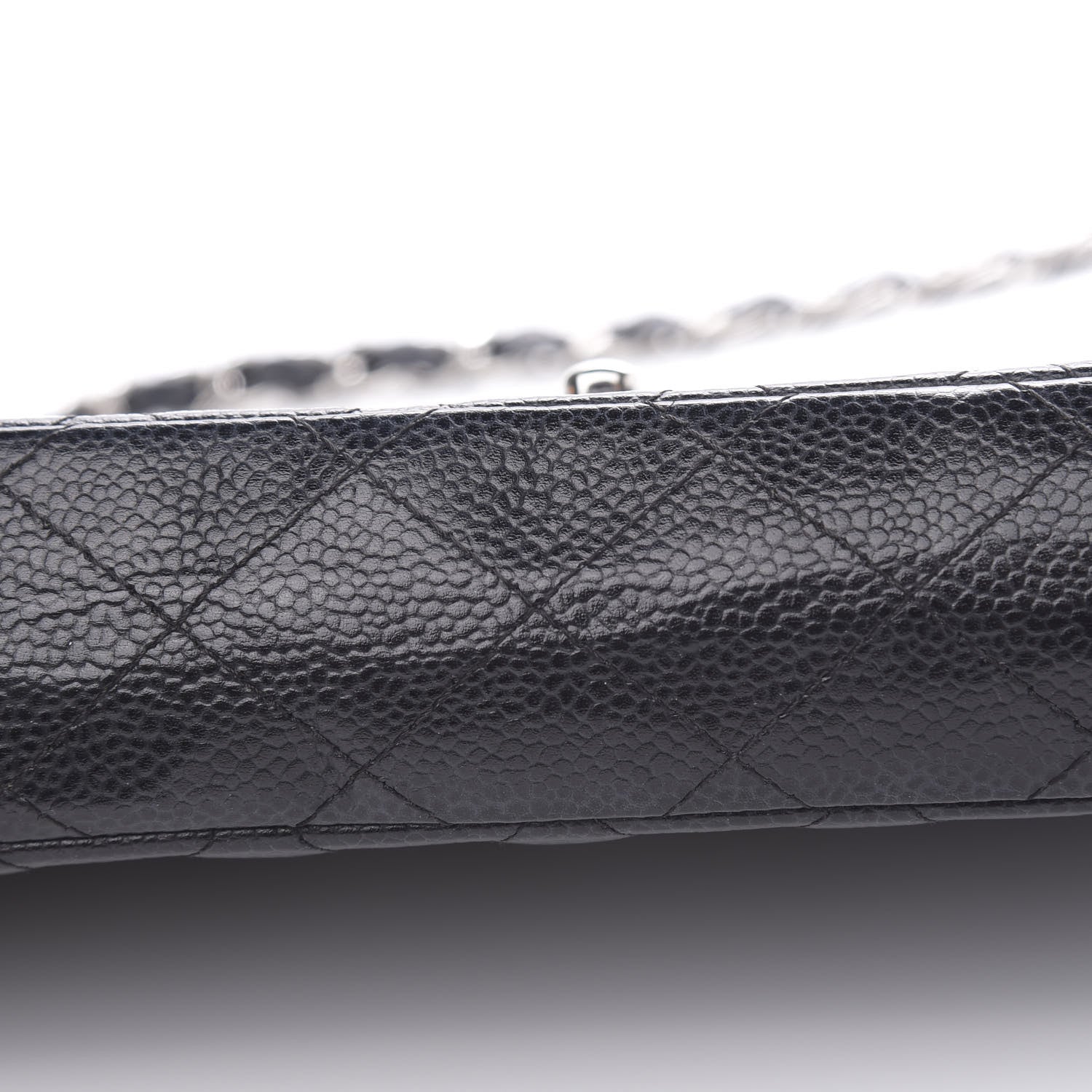 Chanel Caviar Quilted East West Flap Black 9 of 12