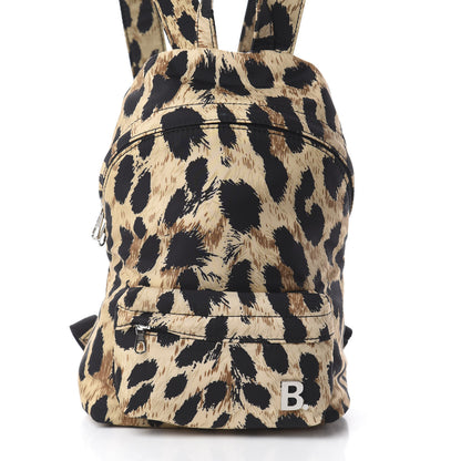 Balenciaga Nylon Leopard Printed Soft XXS Backpack Beige 6 of 8